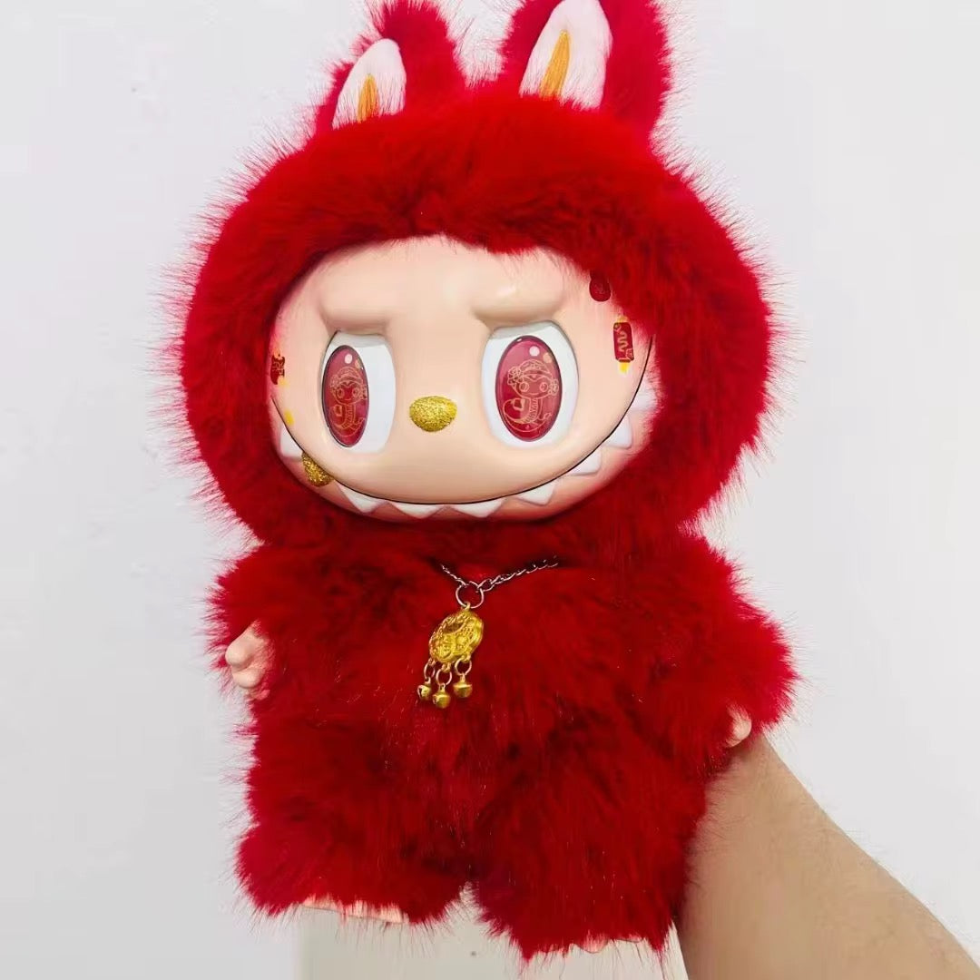 Red Dragon Monster 38cm Vinyl Face Doll.