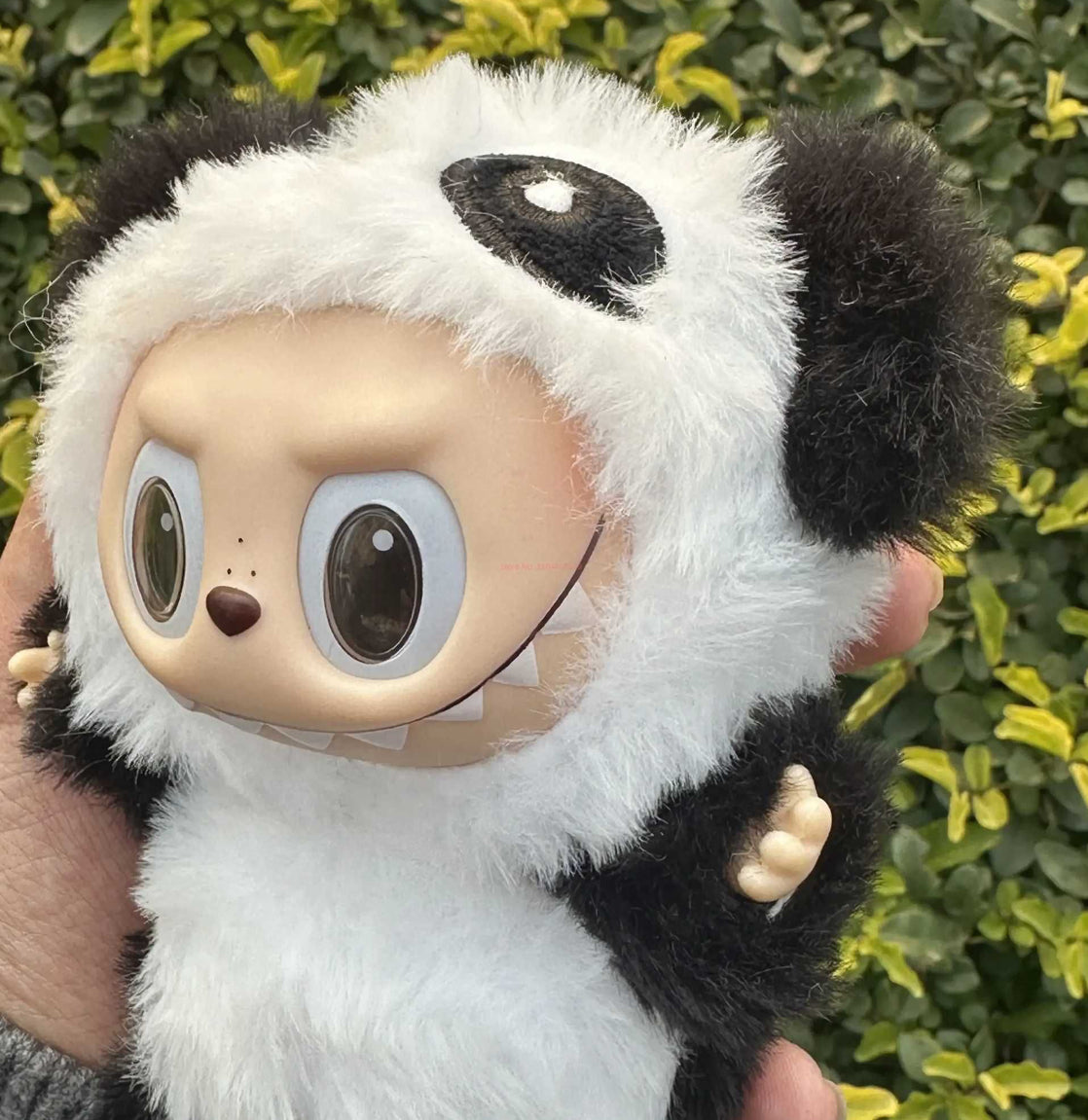 17cm Panda Monster vinyl face doll