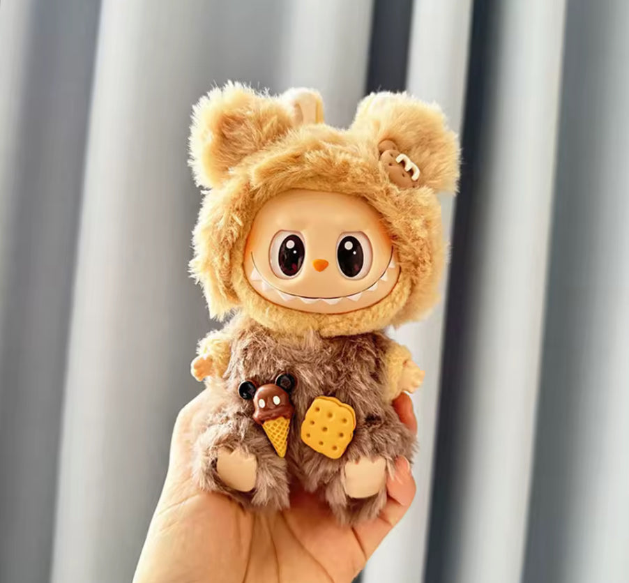 Fluffy Bear And Pink Sheep Outfit