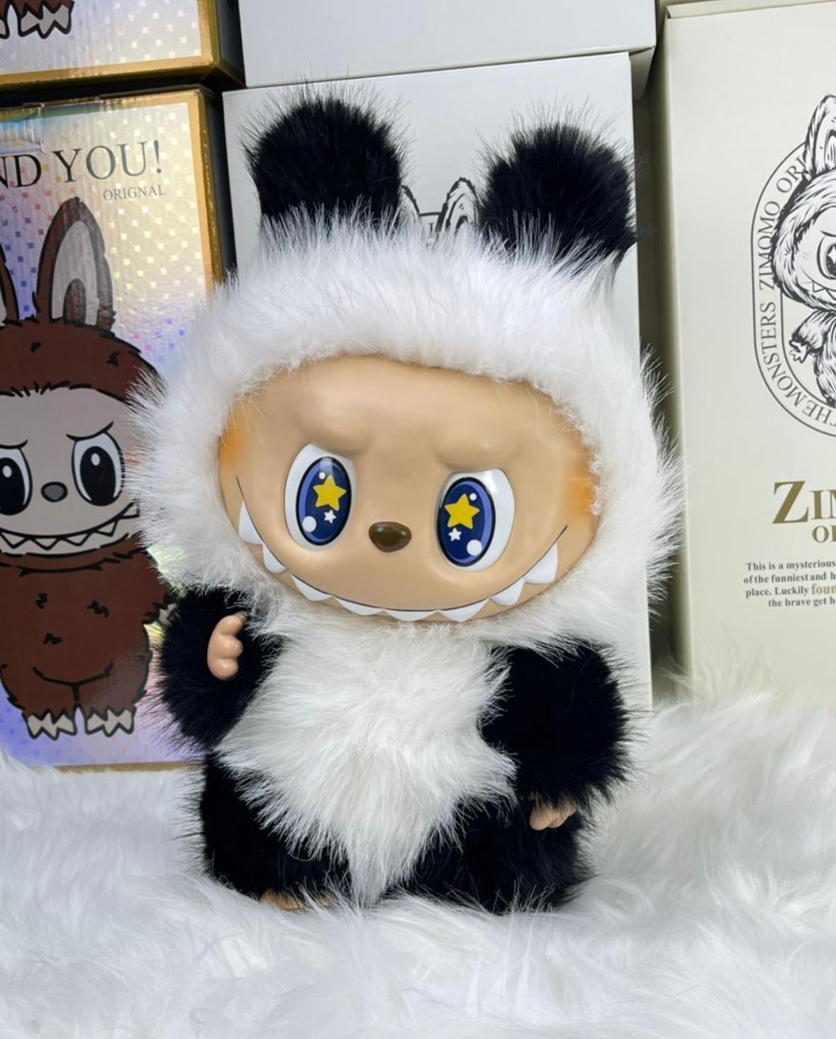 38cm Panda Bear Monster Vinyl Face Doll.