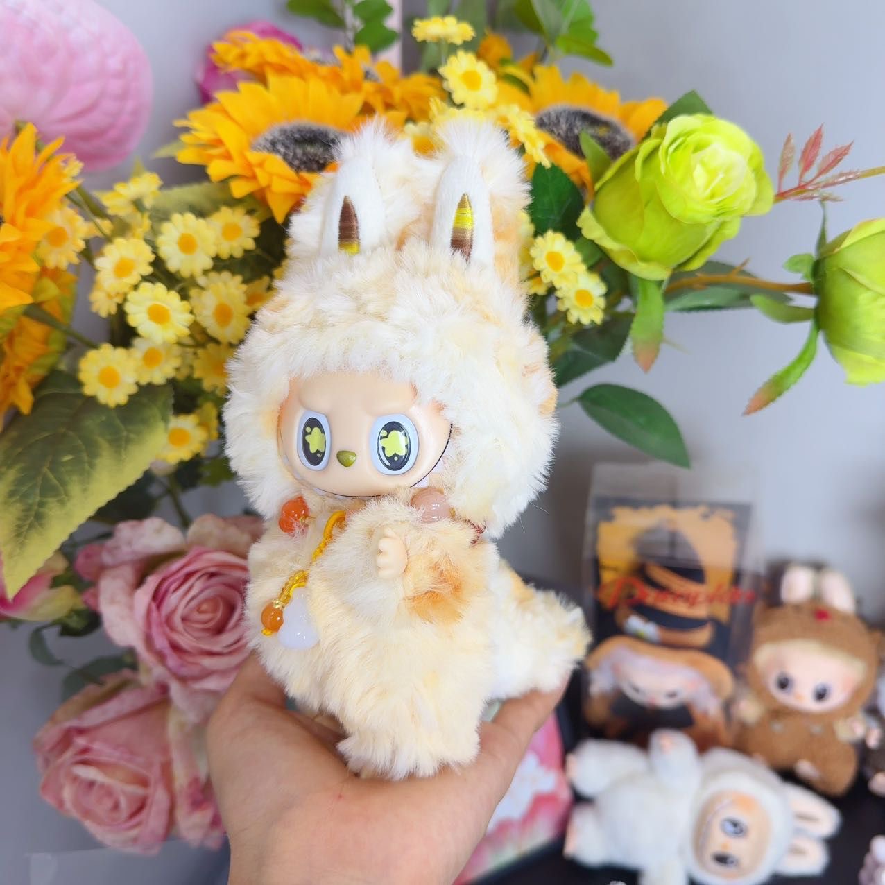 Orange Peach Candy Monster Vinyl
Face Doll