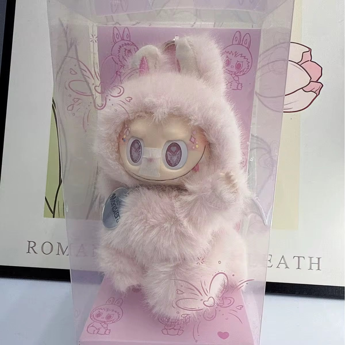 Butterfly Pink Monster 17cm Vinyl Face Doll