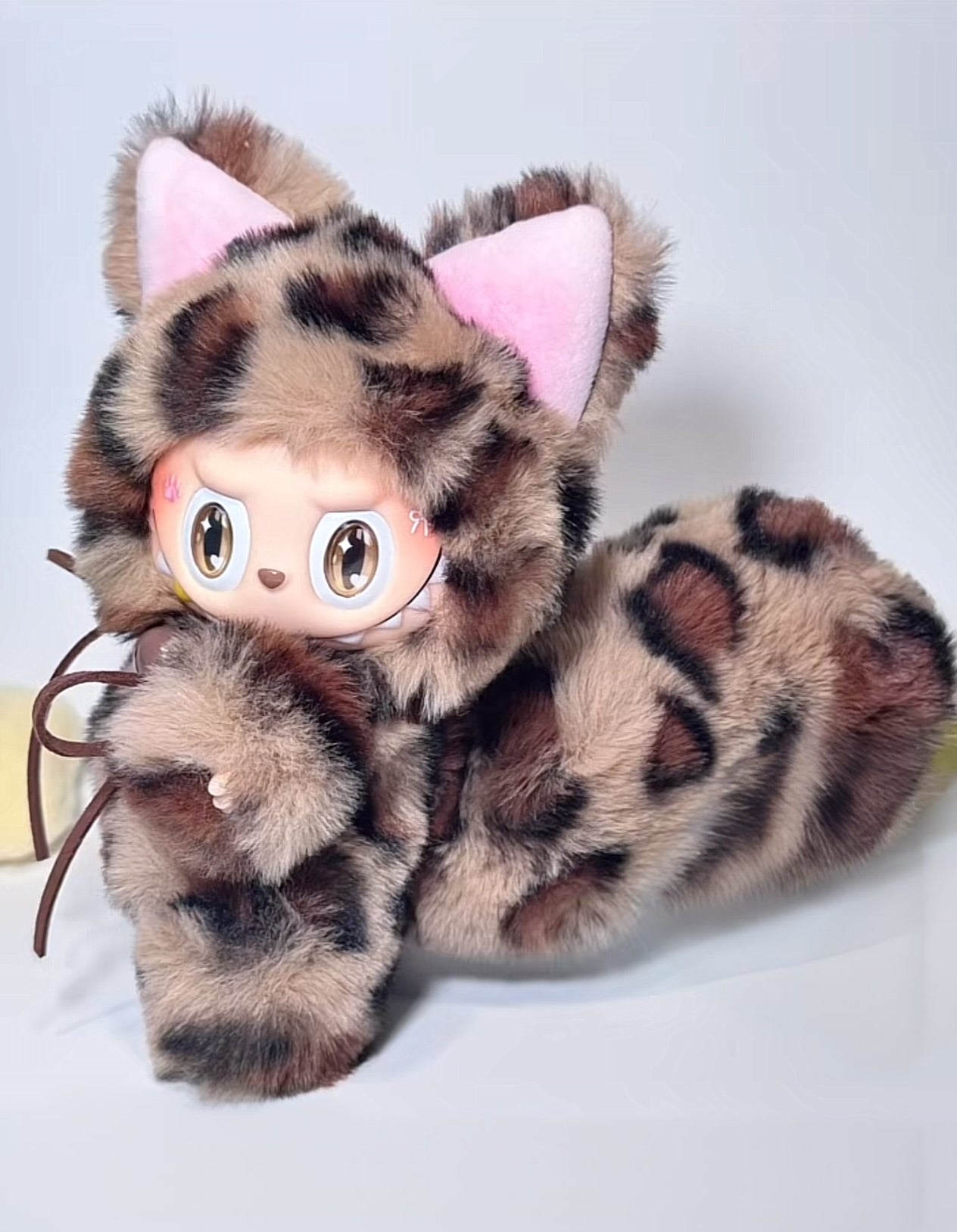 Cheetah Monster Vinyl Face Doll