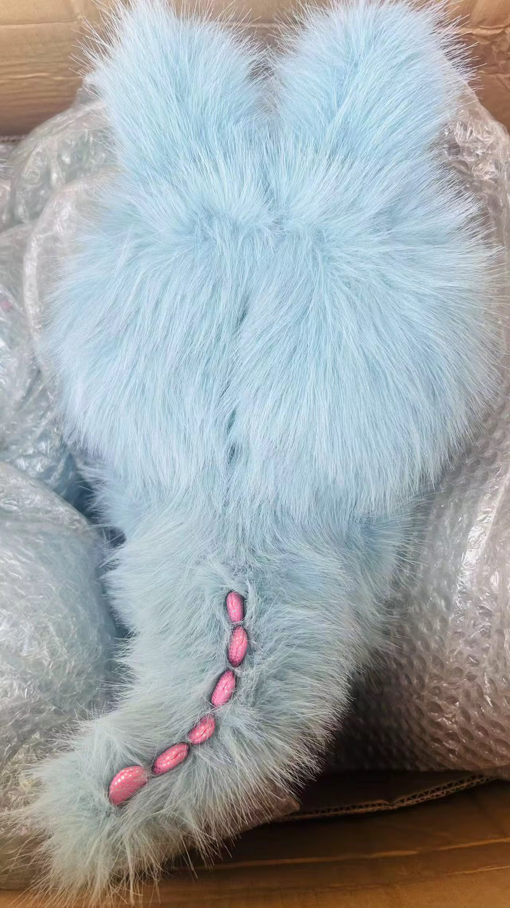 Hawaii Blue Monster 38cm Vinyl Face Plush