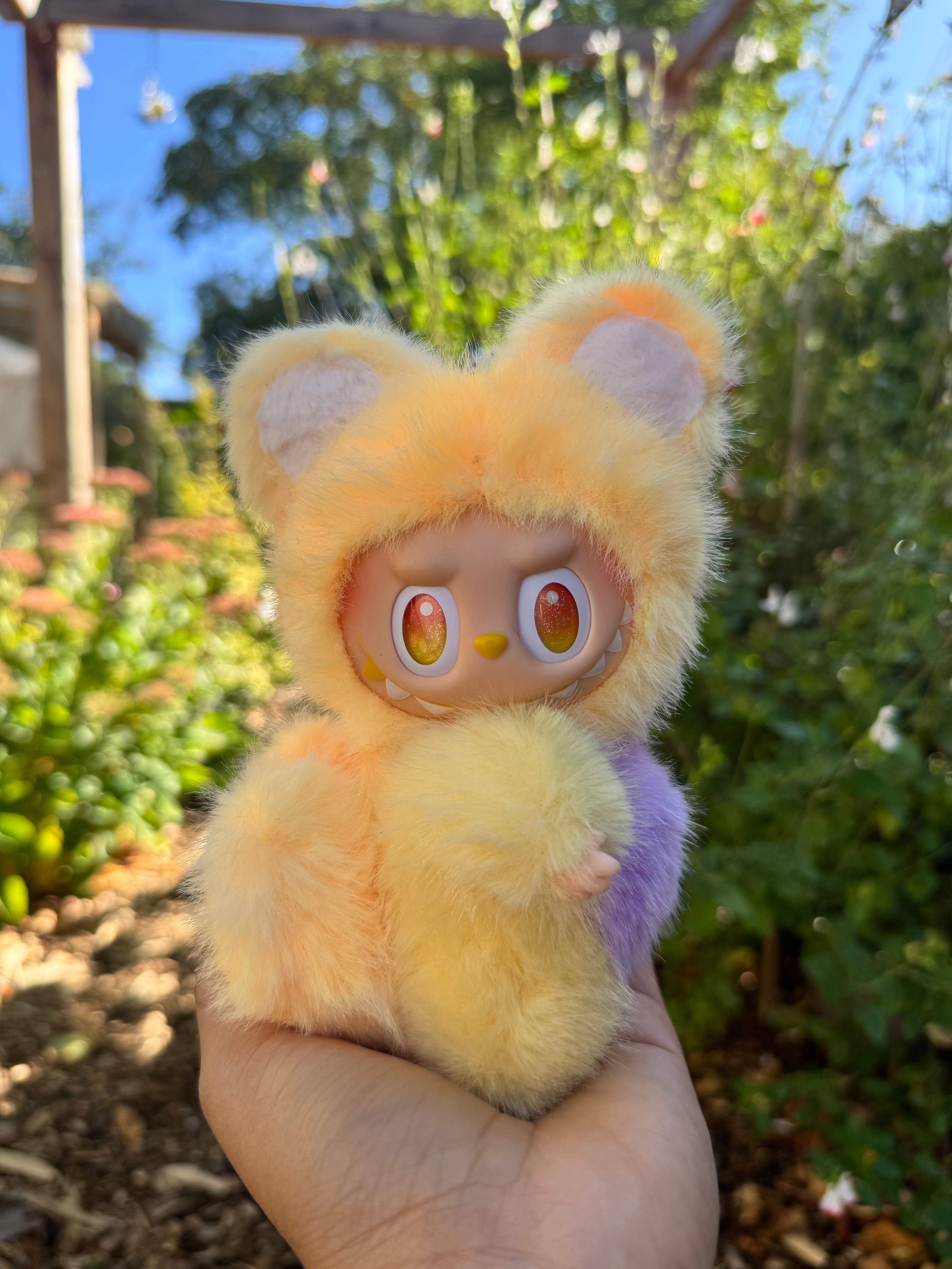 Summer Bear Monster Vinyl Face Doll