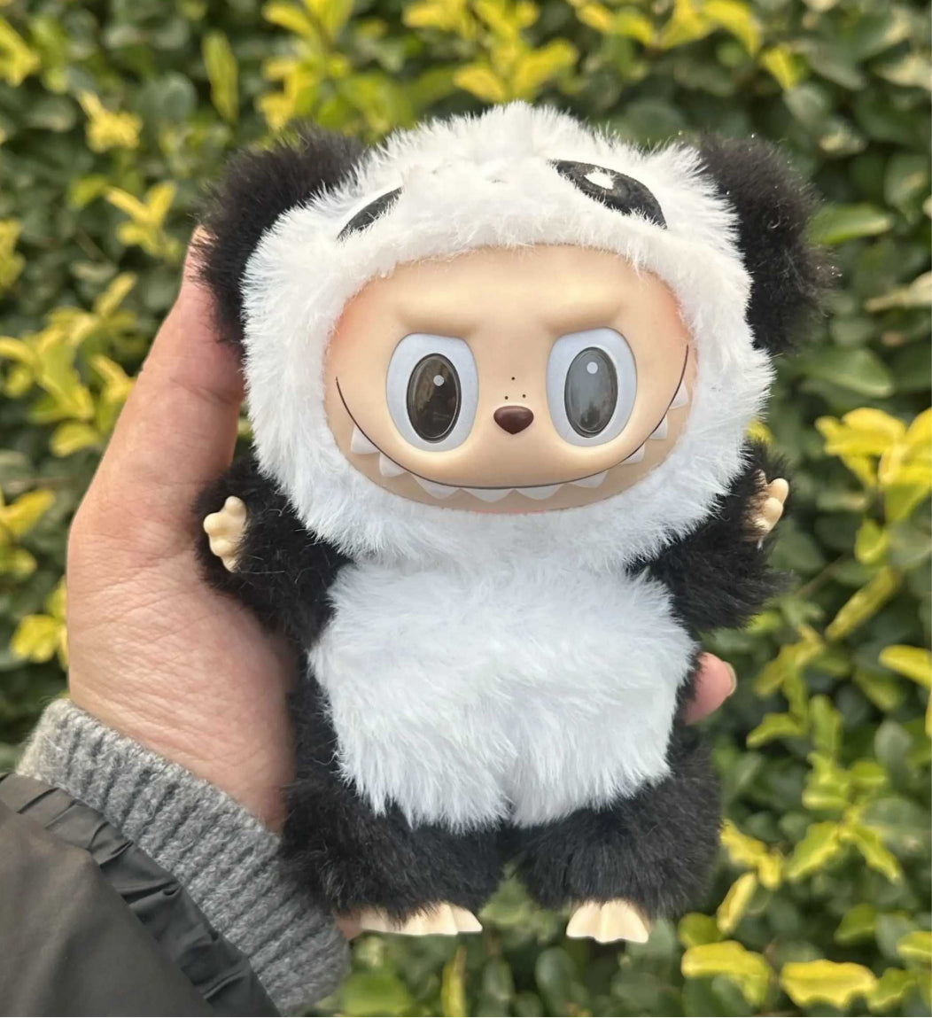 17cm Panda Monster vinyl face doll
