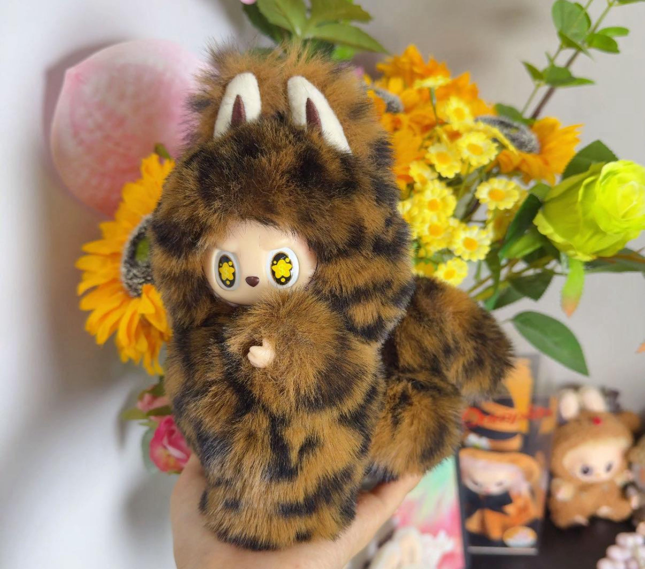 Cheeta Stary Eyed Monster Vinyl Face Doll