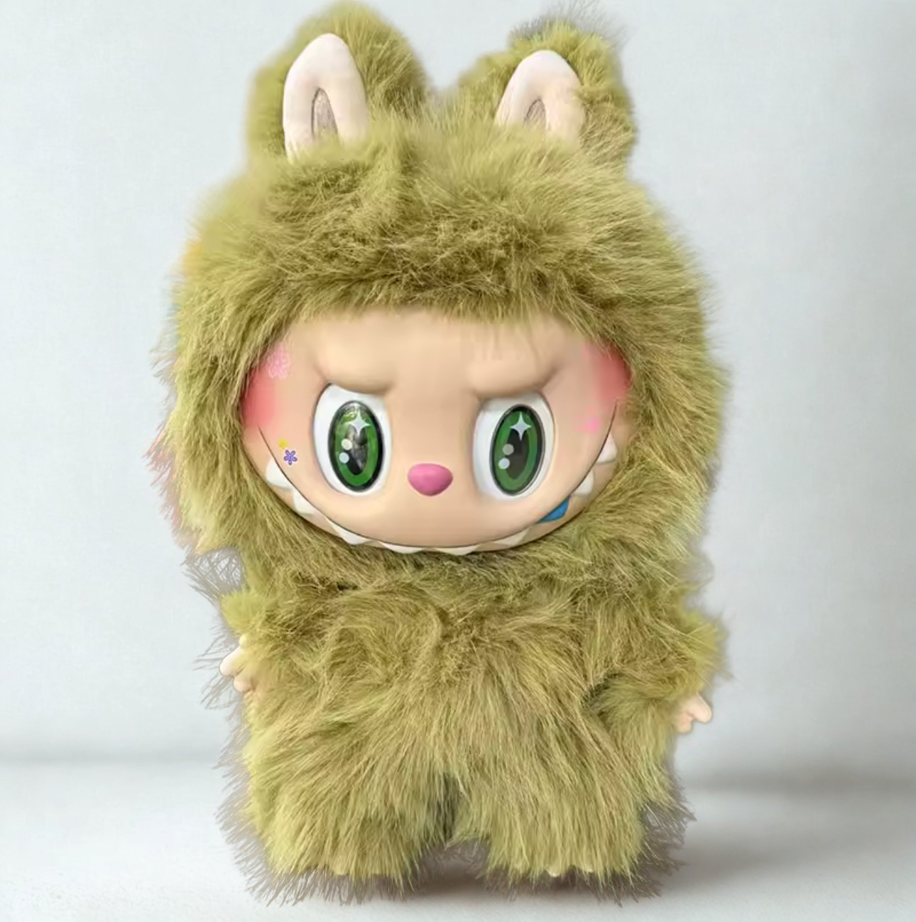 38cm Green Monster Vinyl Face Doll